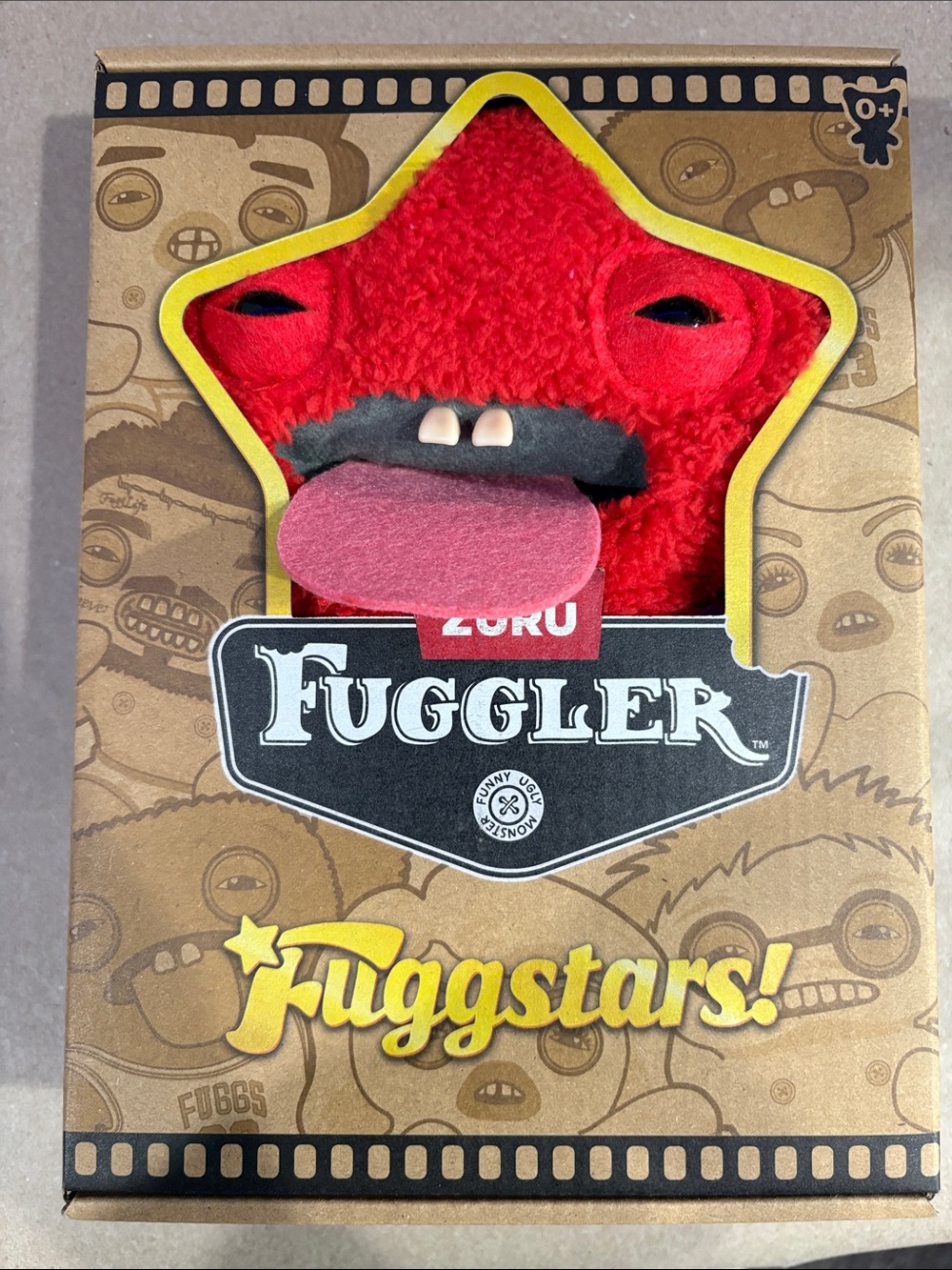 Fuggler Fuggstars! Zoru Red Plush Monster Toy
